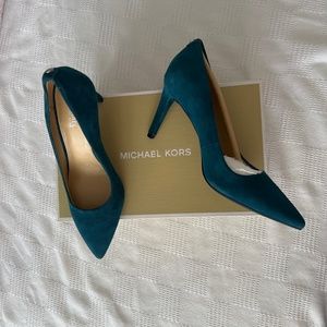 Turquoise heels
